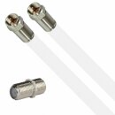 Fritz!Box Cable Vodafone Station Router Netzwerk Deluxe Premium Anschlusskabel 8K Weiss + Verbinder 1-25 Meter
