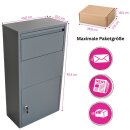 Paketbox P01 Wand- oder Bodenmontage 44x22x82,5cm anthrazit