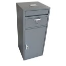 Paketbox P03 Bodenmontage 40x40x96cm anthrazit