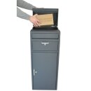 Paketbox P03 Bodenmontage 40x40x96cm anthrazit