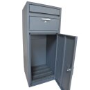 Paketbox P03 Bodenmontage 40x40x96cm anthrazit