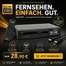 Leyf 0301 HD 1080p FULL HD Sat Receiver Scart, HDMI, EPG USB Mediaplayer Astra-Hotbird-Türksat vorprogrammiert