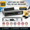 Leyf 0301 HD 1080p FULL HD Sat Receiver Scart, HDMI, EPG USB Mediaplayer Astra-Hotbird-Türksat vorprogrammiert