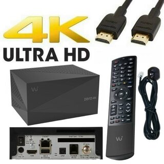 VU+ Zero 4K 1x DVB-S2X Multistream Tuner Linux Receiver UHD 2160p inkl. 1TB Festplatte