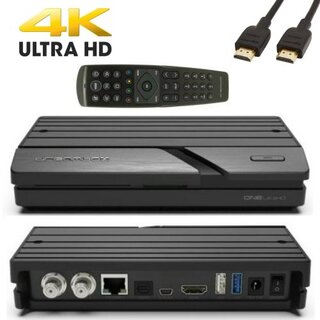 Dreambox Dreambox One Ultra HD 2x DVB-S2X Multistream Tuner 4K 2160p E2 Linux Double Wifi 