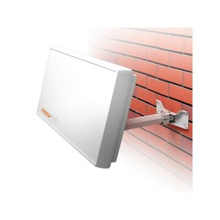Selfsat H22D+ Flachantenne mit Single LNB inkl. Fensterhalterung