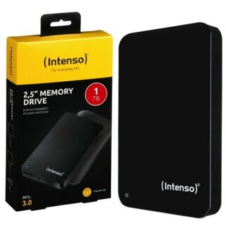 Intenso HDD externe Festplatte Memory Drive 2,5 Zoll 1TB USB 3.0 schwarz