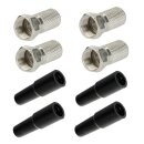4x F-Stecker 7mm + 4x Gummitülle für F-Stecker...