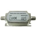 SAT Inline-Verstärker 20dB 950-2400MHz...