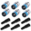 8x F-Stecker 6.5mm bis 7.2mm Cabelcon F-56 5.1 Self...