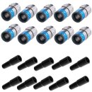 10x F-Stecker 6.5mm bis 7.2mm Cabelcon F-56 5.1 Self...