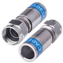 5x F-Kompressionsstecker 7mm Cabelcon F-56-CX3 7.0 QM...