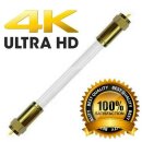 Loop Kabel Sat Antennenkabel Goldstecker 75cm Weiß...
